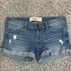 Hollister light wash shorts